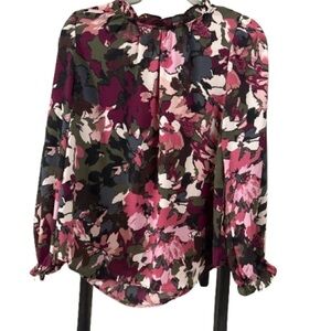 Anne Klein Multicolor Floral Blouse